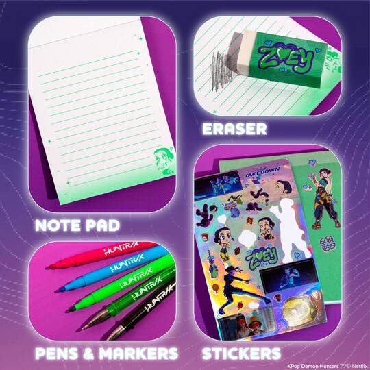 Netflix K-Pop Demon Hunters Stationery Set